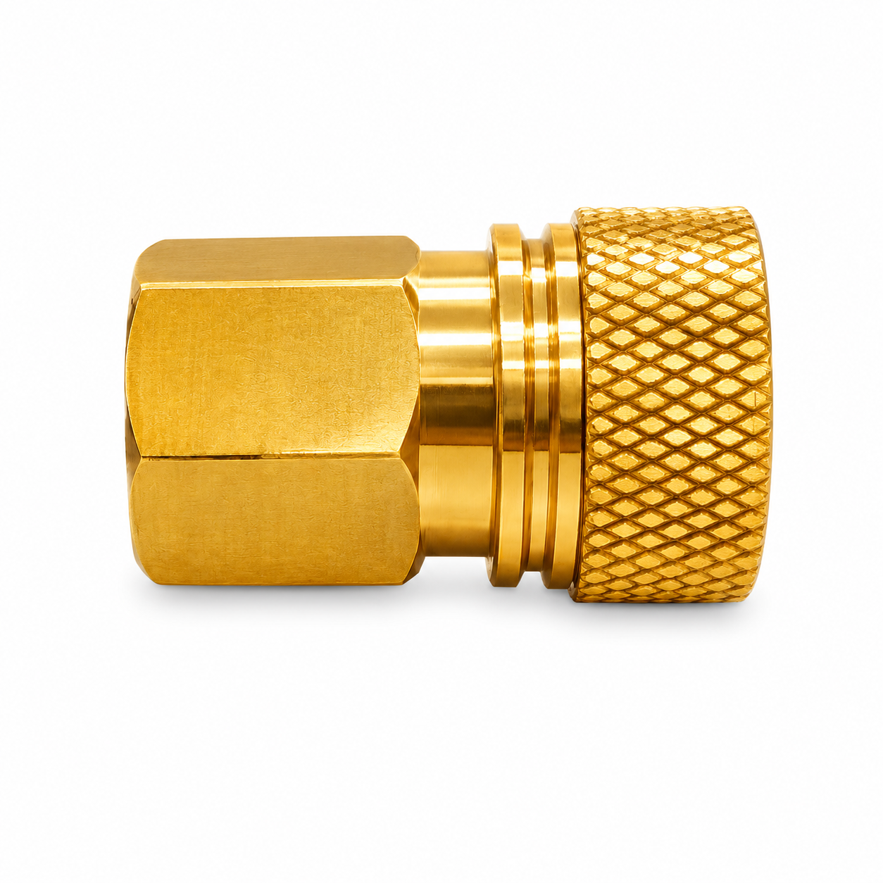 Female Foster Quick-Disconnect Coupler with Female PCP Fittings