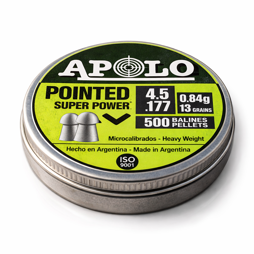 Apolo Pointed Super Power Pellets 0.177 Cal,13gr, 500ct