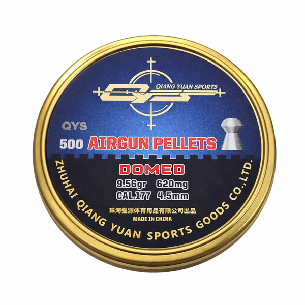 QYS Domed Pellets 0.177 cal, 9.56gr, 500ct