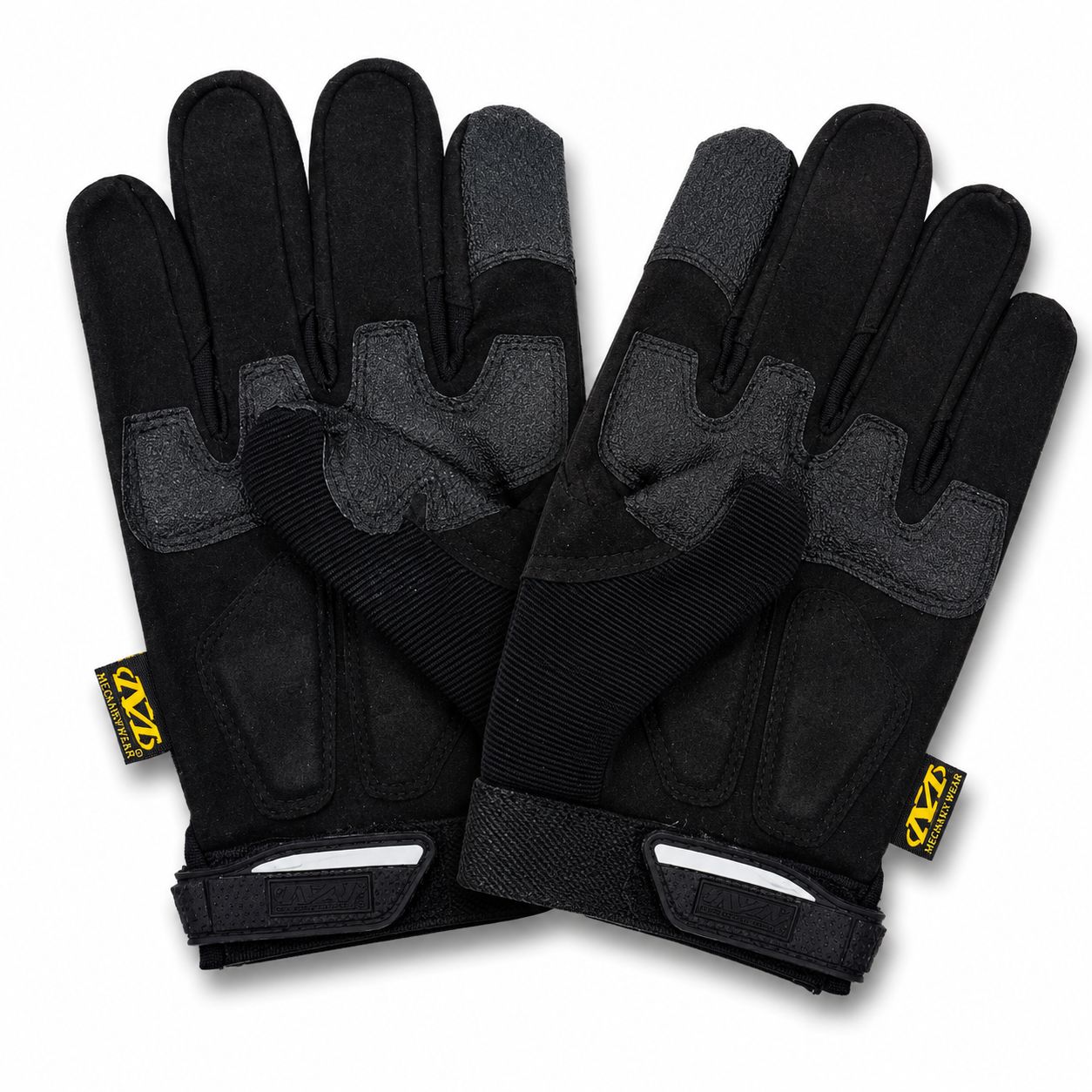 Mechanix M-Pact Full Finger Tactical Gloves Black with Reinforced Palm, Impact Protection and Adjustable Wrist Closure