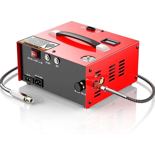 GX Pump CS1-I PCP Air Compressor 12V 220V 4500 PSI 300 BAR Portable High Pressure Airgun Compressor for PCP Air Rifles and Paintball Tanks