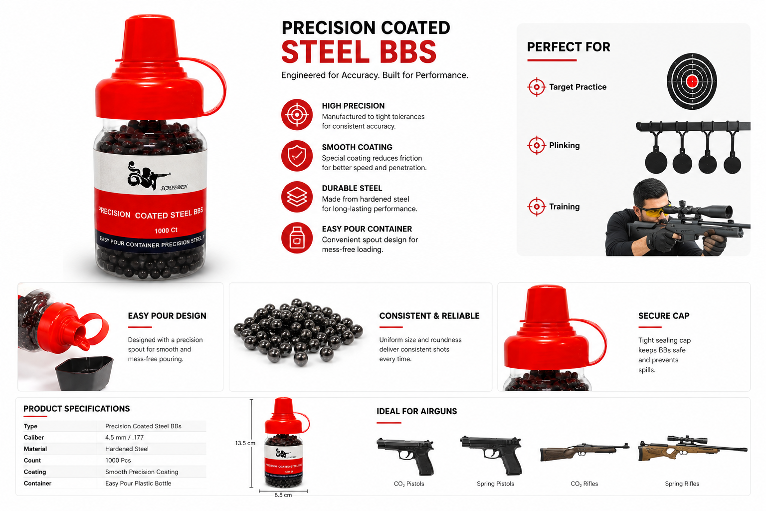 Bb balls steel balls