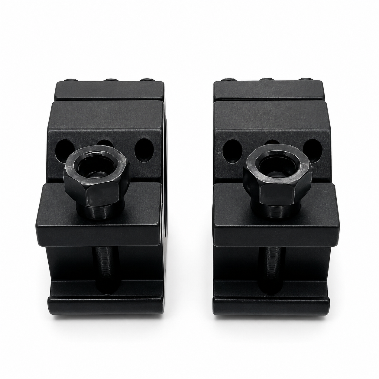 Triple Screw Mount 20-30mm black aluminum scope rings for Picatinny and Weaver rails