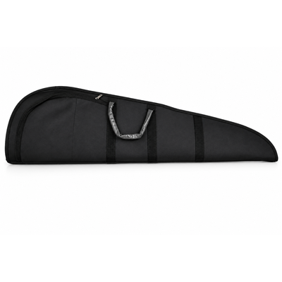 Premium black padded soft rifle cover bag for ARBN F1 and PX100 PCP air rifles with reinforced handles, shoulder strap, and full-length zipper.