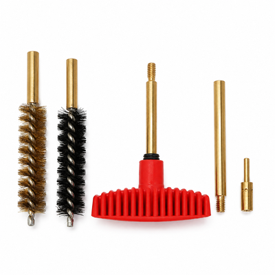 Pistol/Revolver Gun Cleaning Kit .32 Bore with brass cleaning rod, bronze bore brush and cleaning accessories