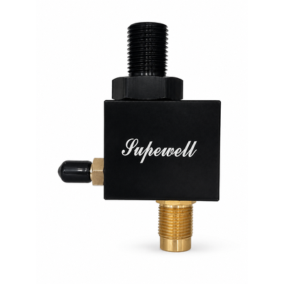 Superwell-Z PCP regulator Z-valve assembly with pressure gauge