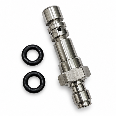 Valorous Vertigo PCP stainless steel quick fill probe adapter with O-rings